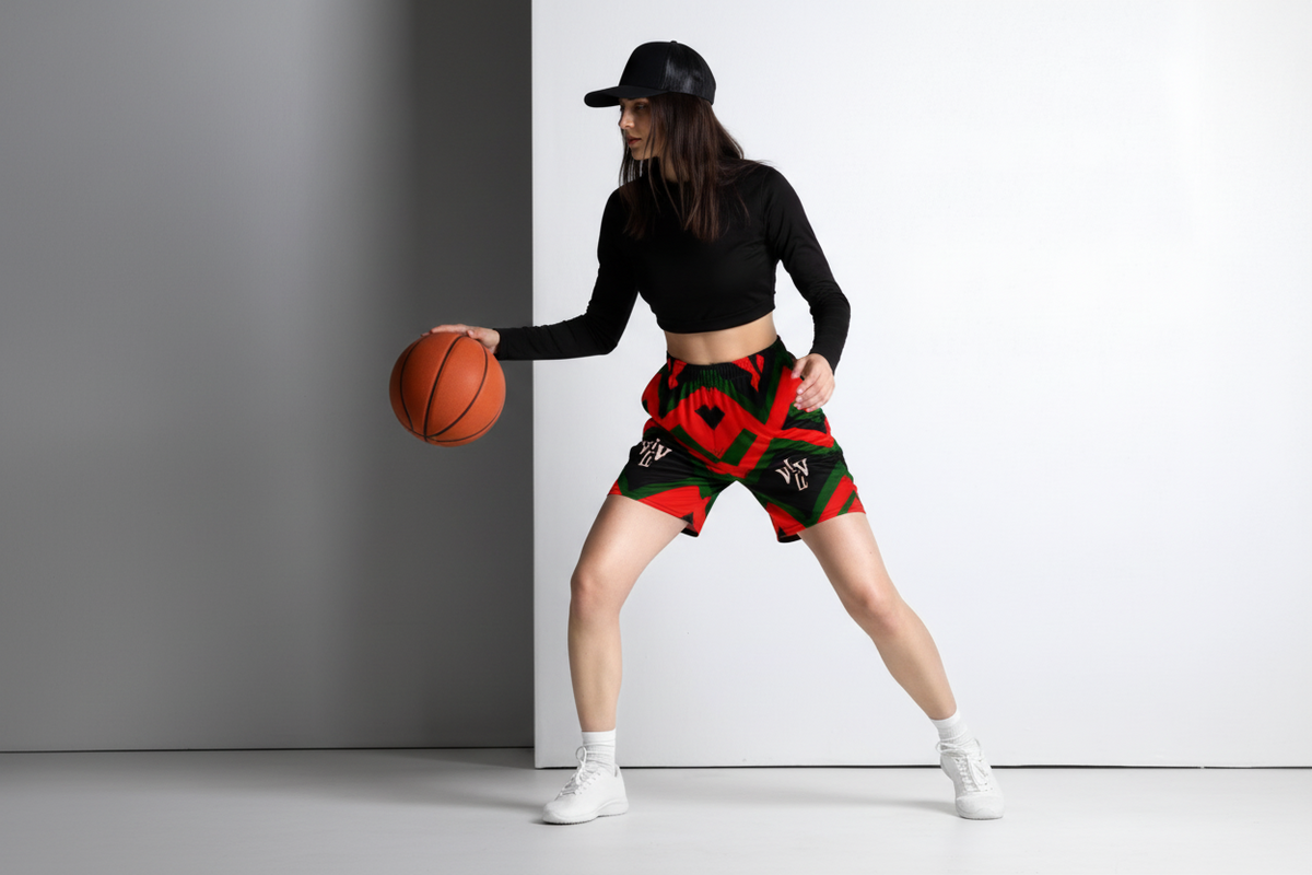 Short en maille unisexe
