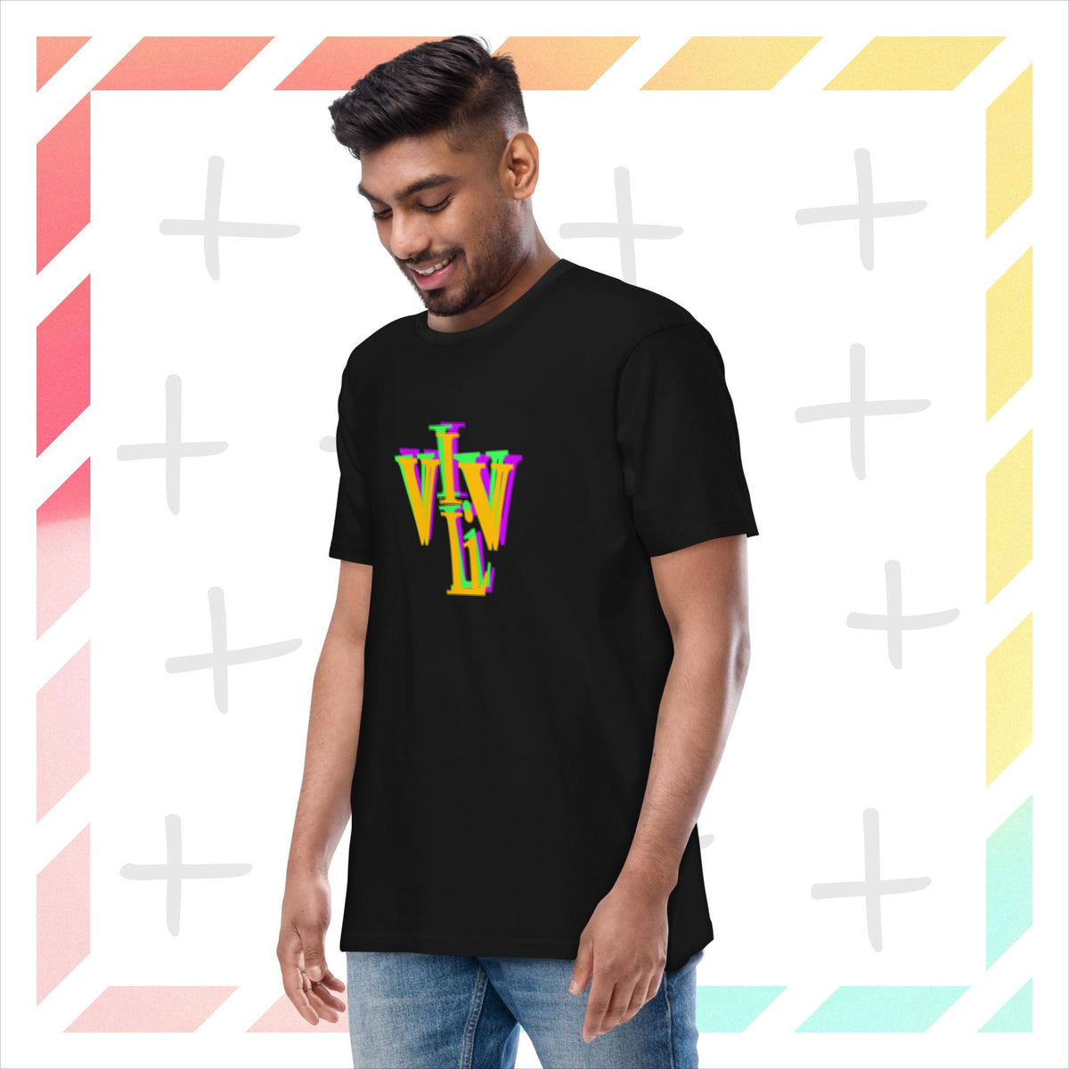T-shirt lourd homme VIV LI "Bèt a Fé"