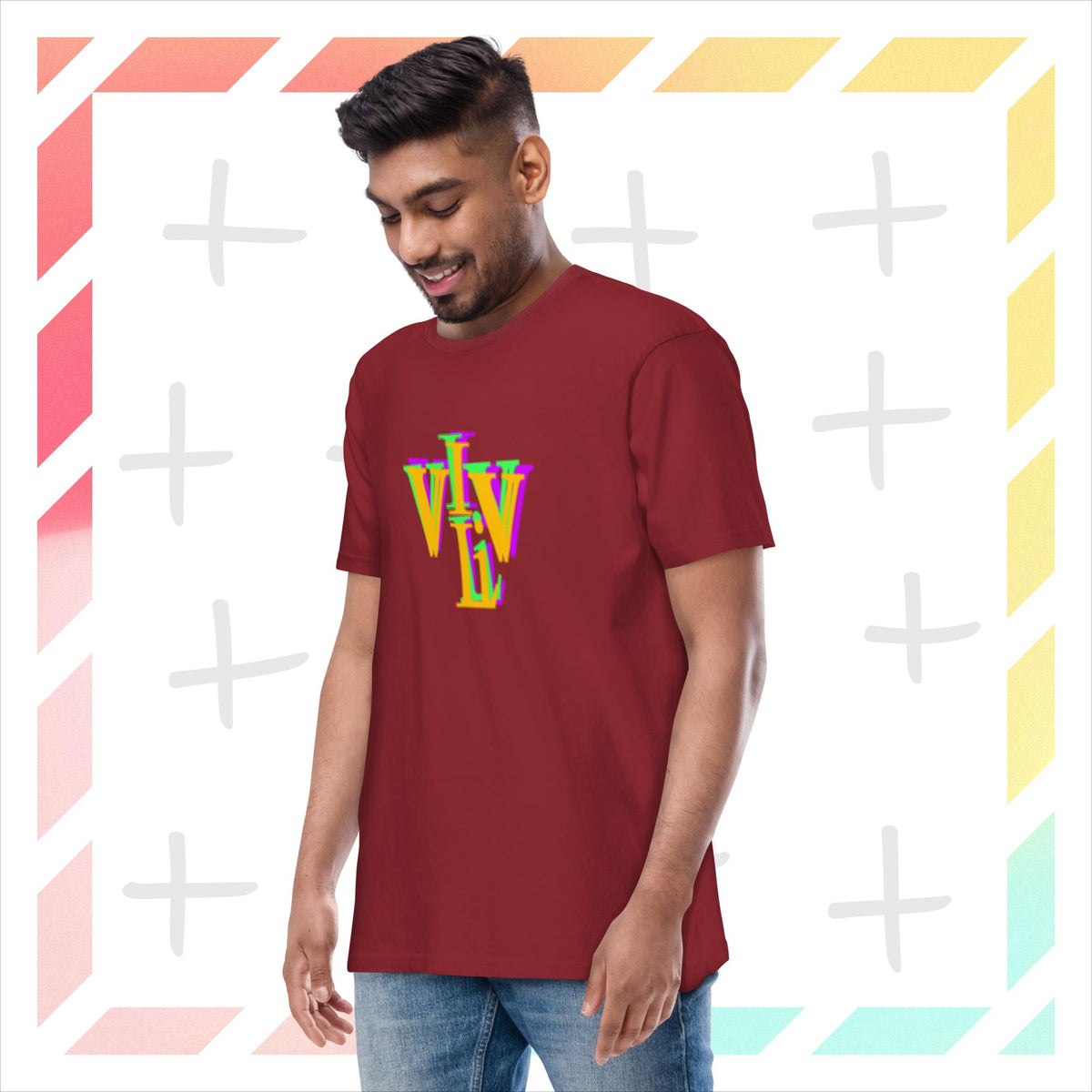 T-shirt lourd homme VIV LI "Bèt a Fé"