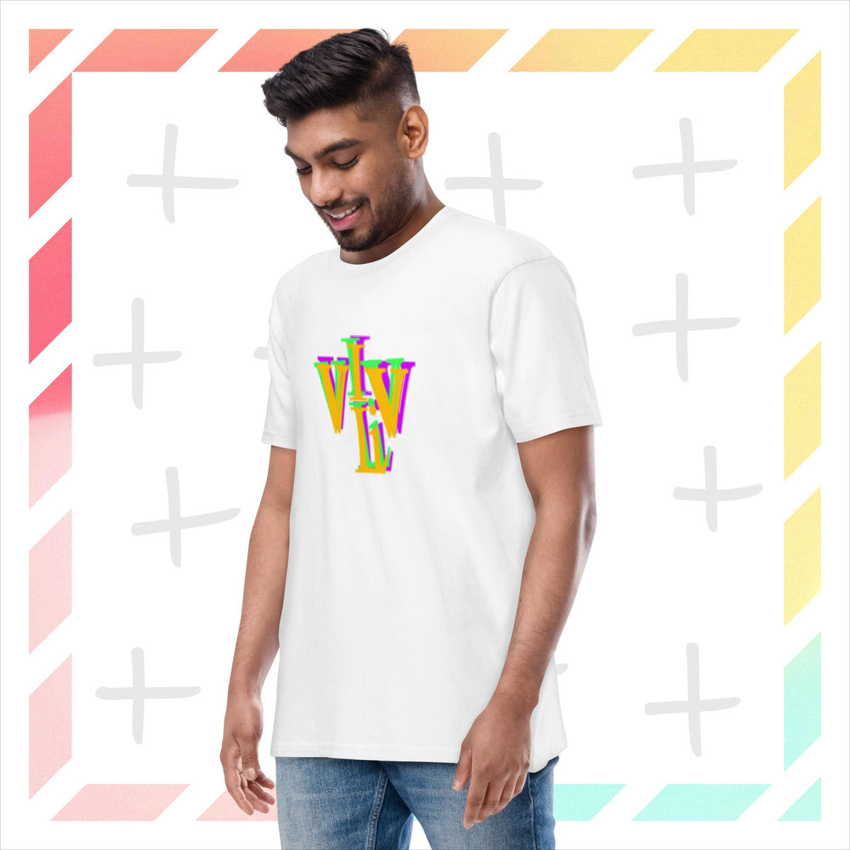 T-shirt lourd homme VIV LI "Bèt a Fé"