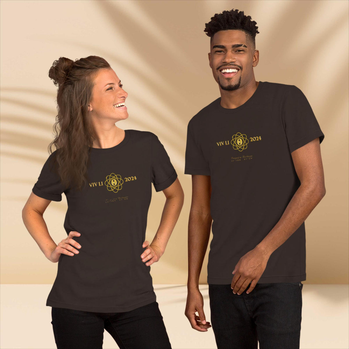 T-shirt unisexe VIVLI "GRÈN KAFÉ"