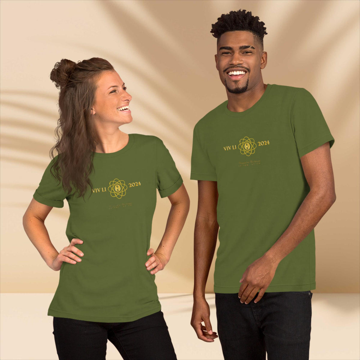 T-shirt unisexe VIVLI "GRÈN KAFÉ"