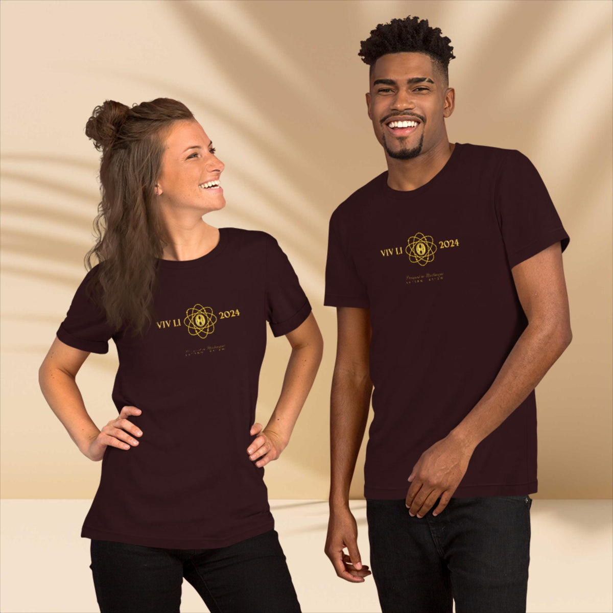 T-shirt unisexe VIVLI "GRÈN KAFÉ"