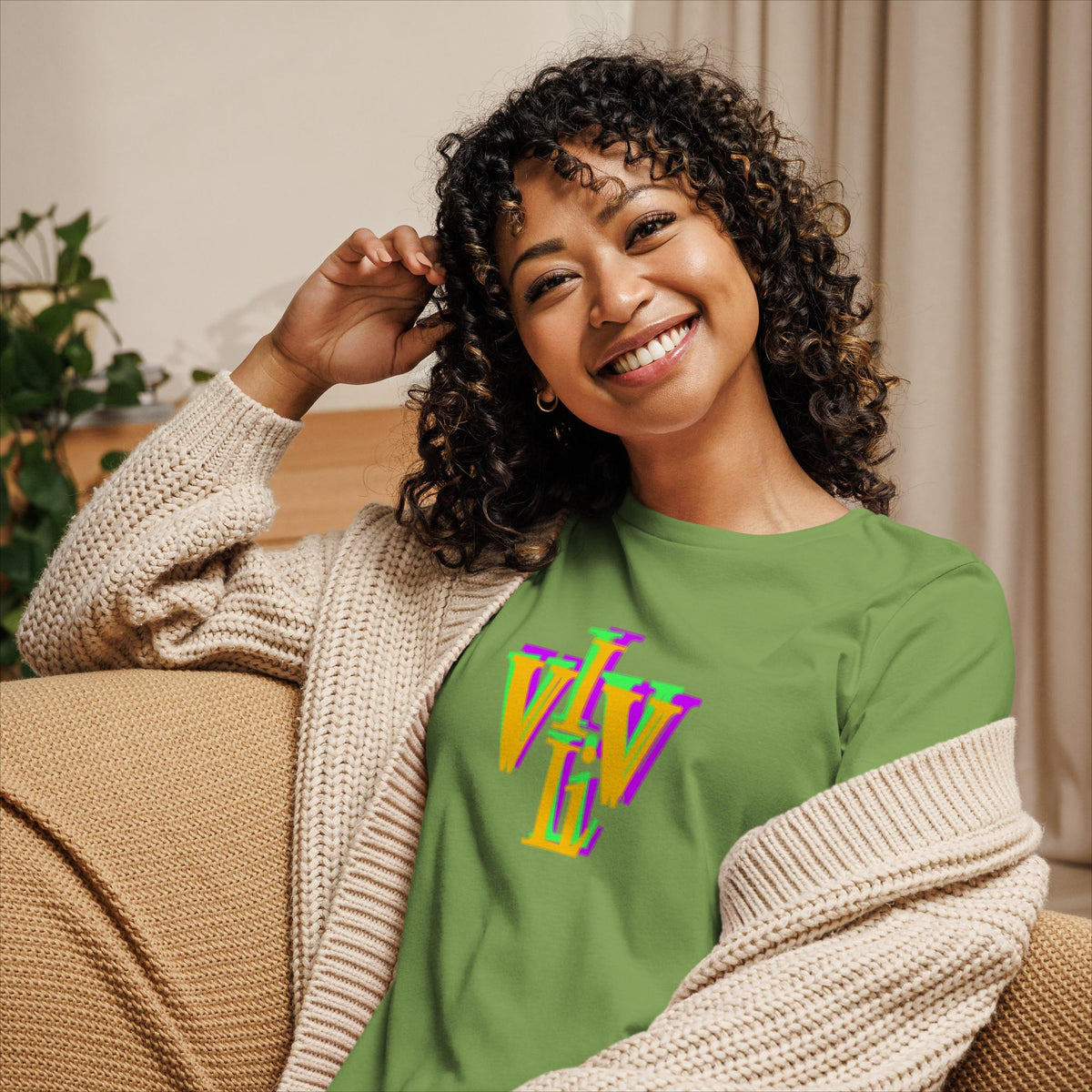 T-shirt Décontracté pour Femme VIV LI " Bèt a fé "
